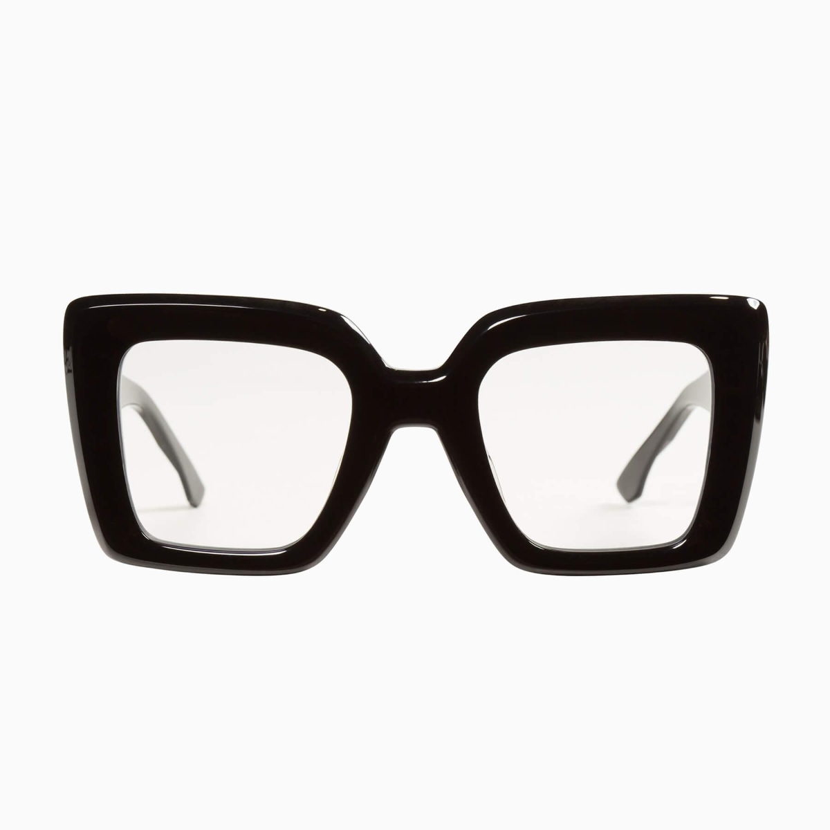 Valley Eyewear - Amour S0564-CLR Gloss Black/Clear Blue Blocker Lens