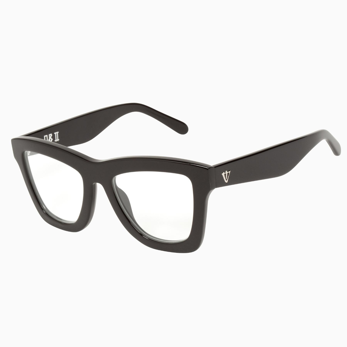 Valley Eyewear - DB II S0278-CLR Gloss Black/Clear Lens