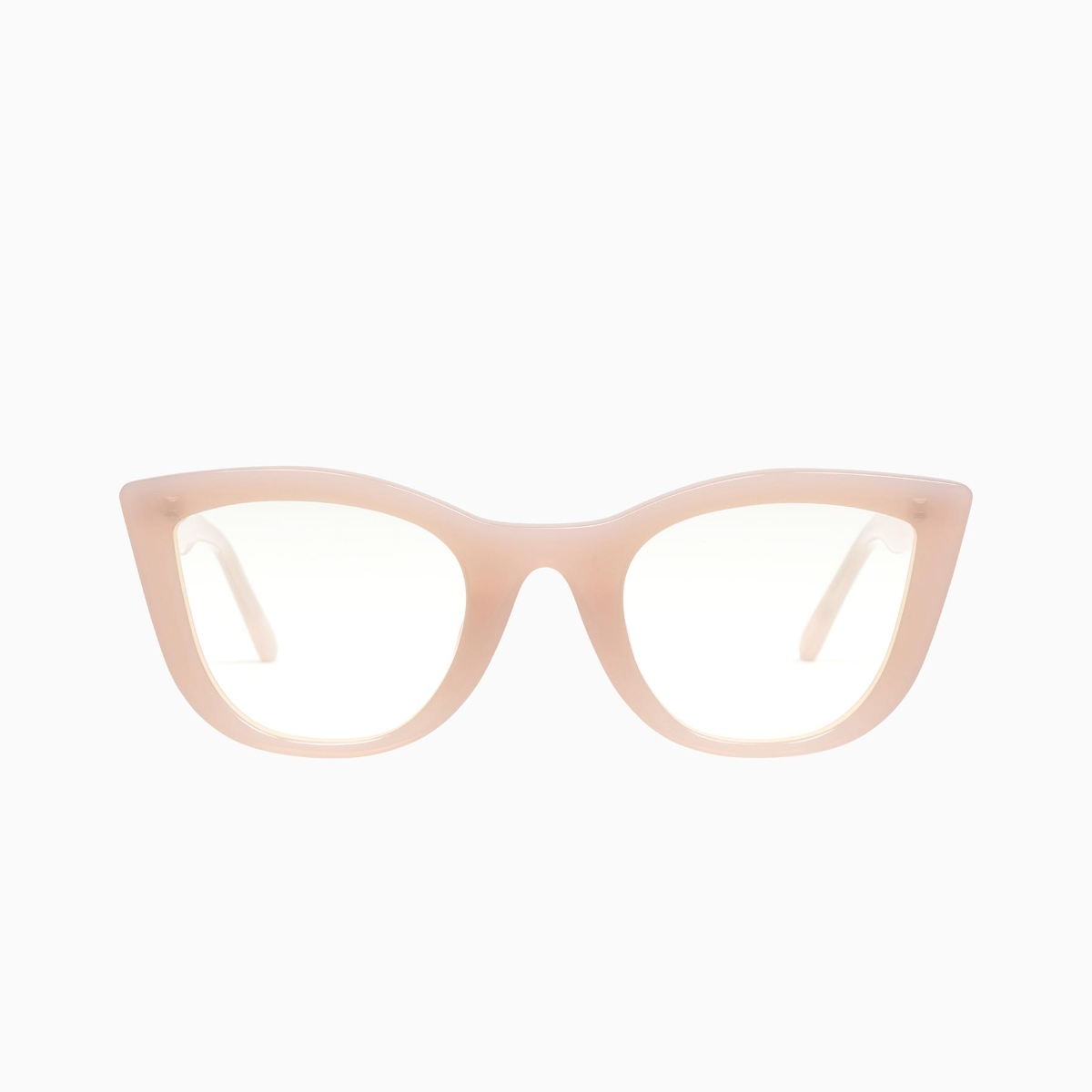 Valley Eyewear - Ludwig S0215-CLR Baby Pink/Clear Lens