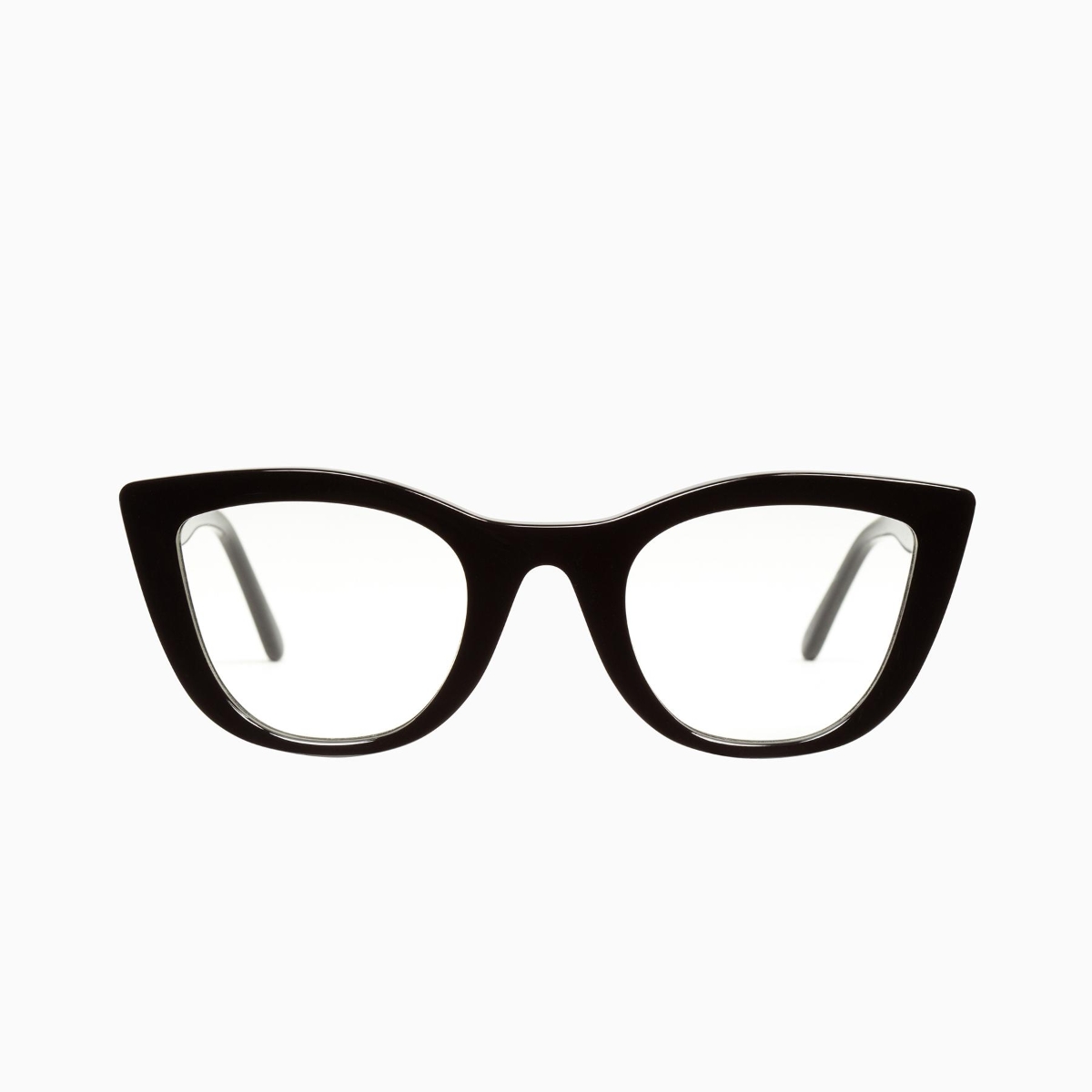 Valley Eyewear - Ludwig S0214-CLR Gloss Black/Clear Lens