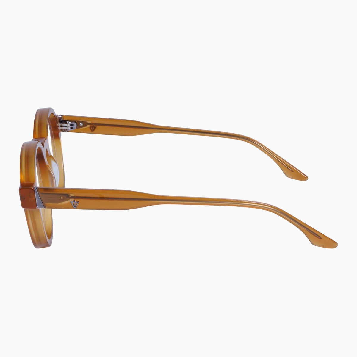 Valley Eyewear - Motel S0746-CLR Orche w. Silver Metal