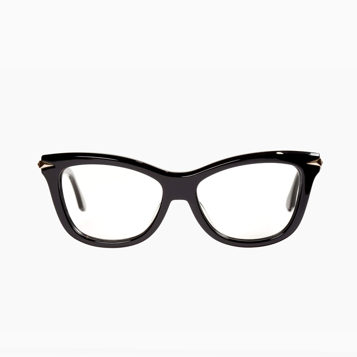 Valley Eyewear - Obverse S0554 Gloss Black w.Gold Metal Trim