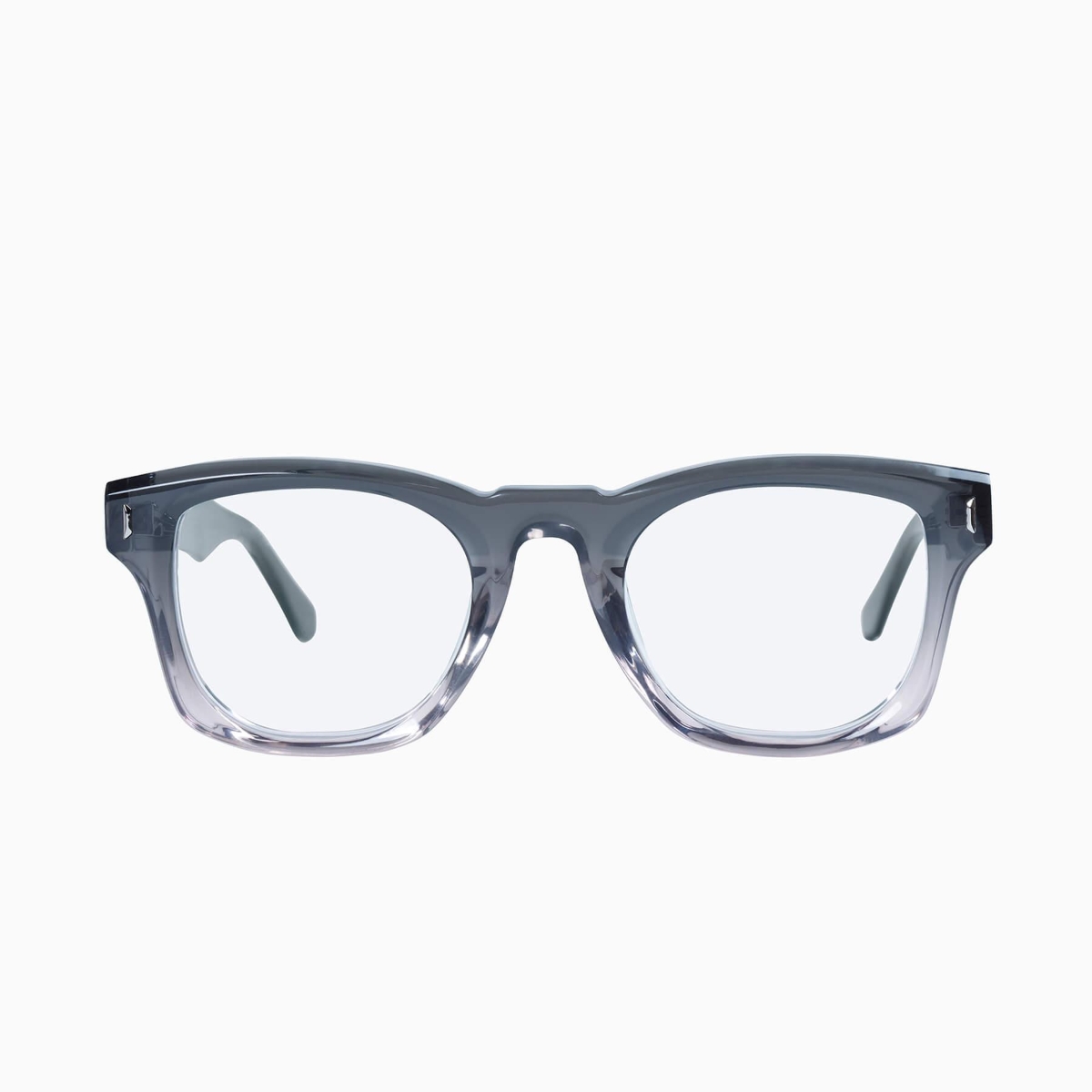 Valley Eyewear - Solomon S0686-CLR Transparent Grey Fade to Smokey Crystal w.Silver Metal Trim