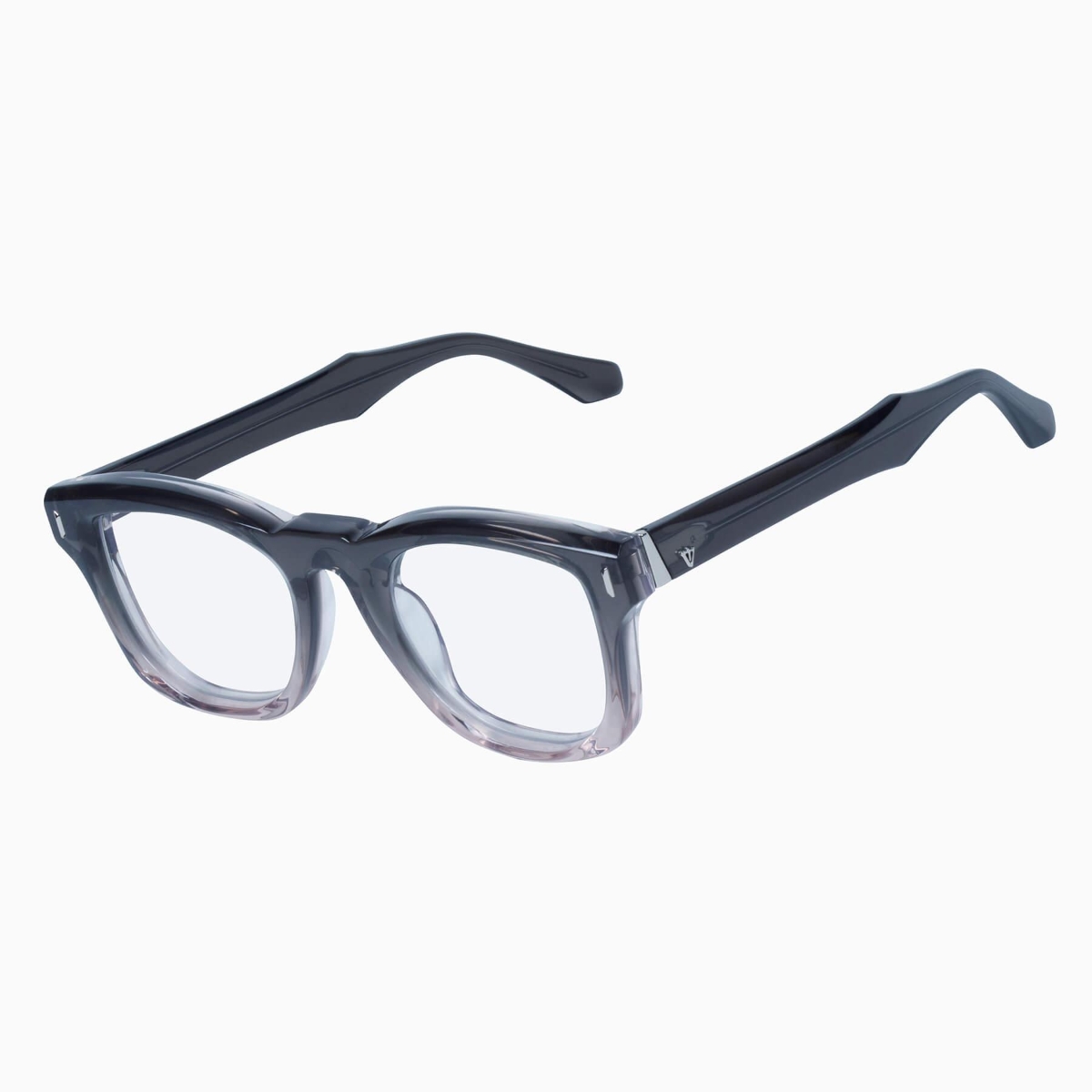 Valley Eyewear - Solomon S0686-CLR Transparent Grey Fade to Smokey Crystal w.Silver Metal Trim