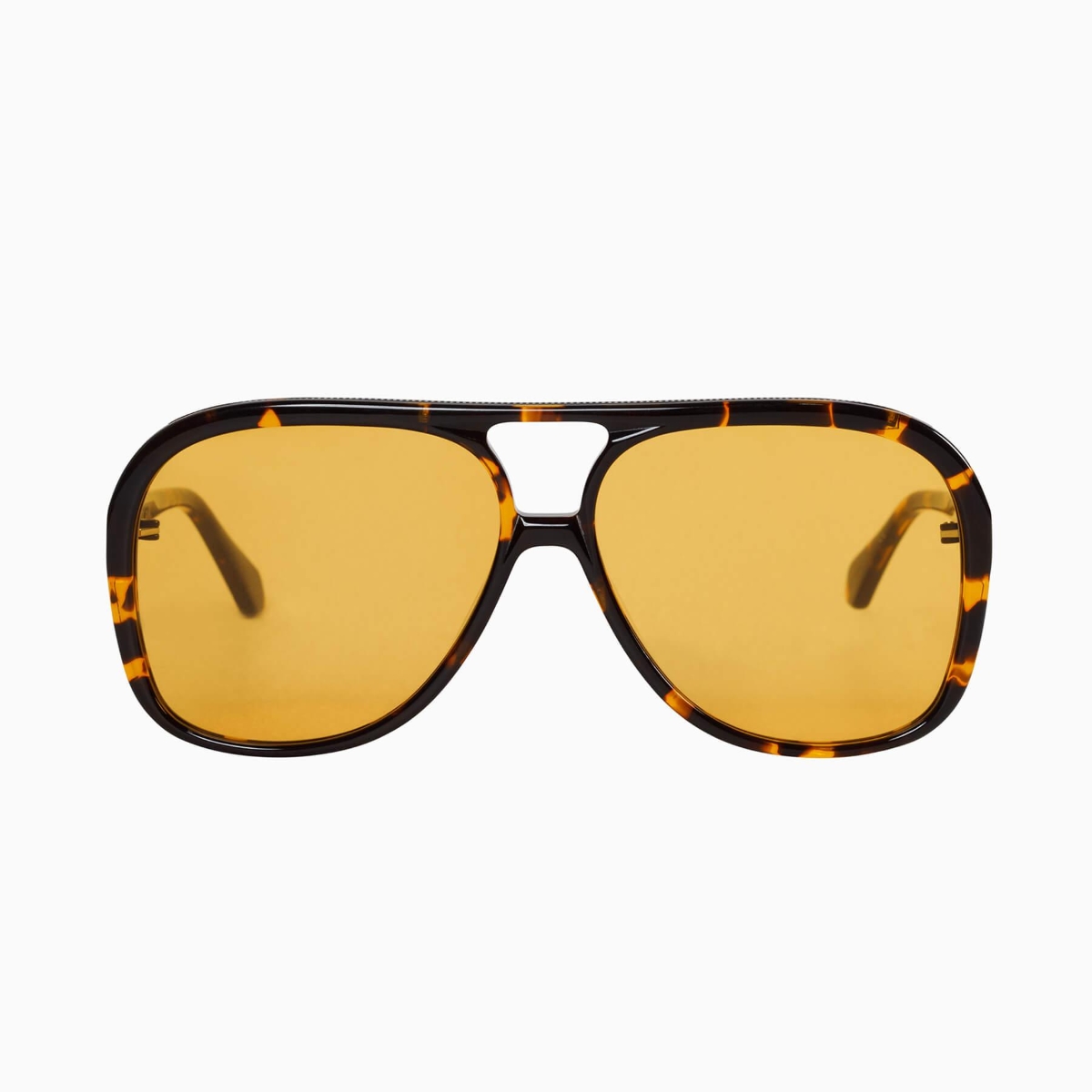 Valley Eyewear - Bang S0493 Gloss Black w.Gold Metal Trim/Orange Lens