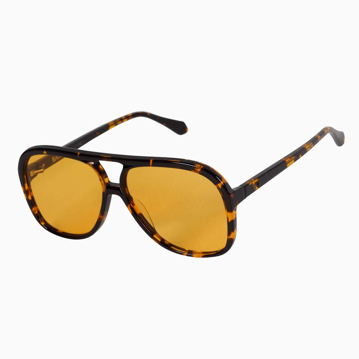 Valley Eyewear - Bang S0493 Gloss Black w.Gold Metal Trim/Orange Lens