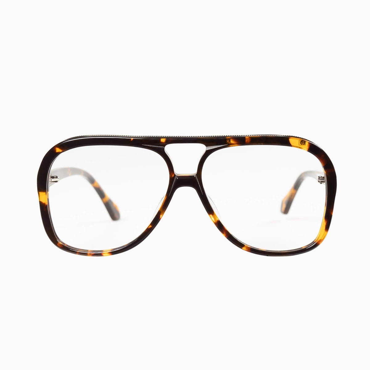 Valley Eyewear - Bang S0715 Dark Tortoise w.Matte Black Metal/Brown to Yellow Lens