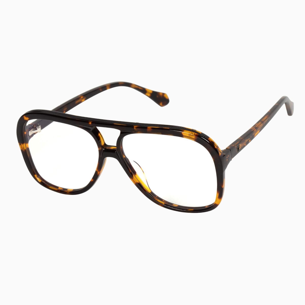 Valley Eyewear - Bang S0715 Dark Tortoise w.Matte Black Metal/Brown to Yellow Lens