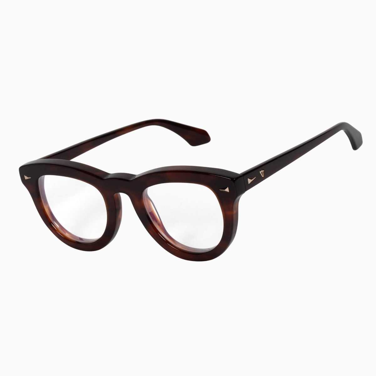 Valley Eyewear - Gripp S0637-CLR Tortoise w/Gold Metal Trim/Clear Blue Blocker Lens