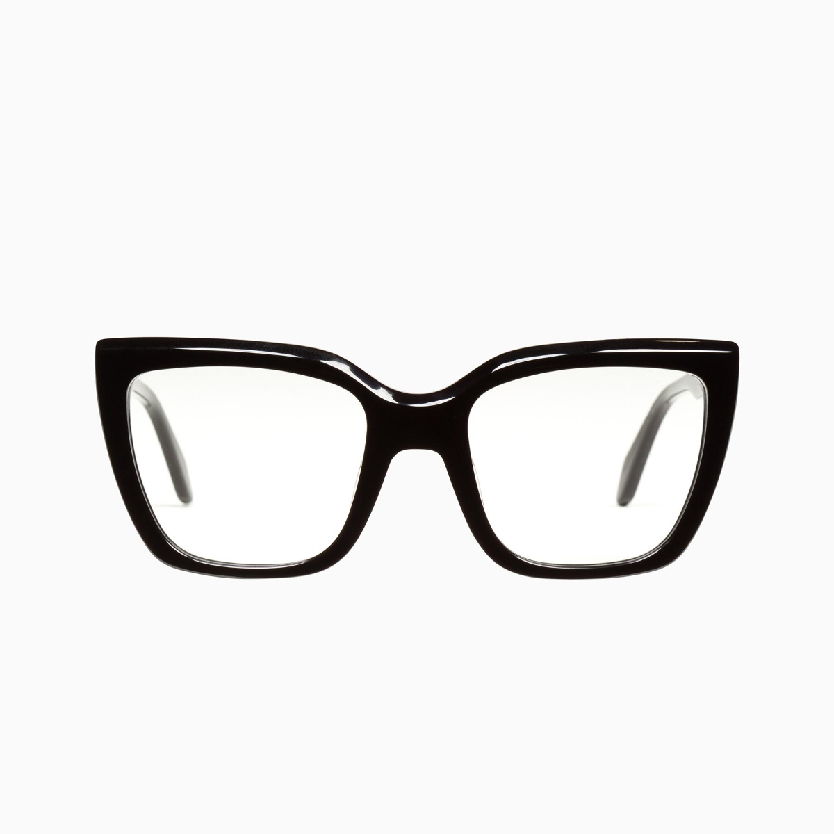 Valley Eyewear - Legion S0502 Gloss Black/Clear Blue Blocker Lens