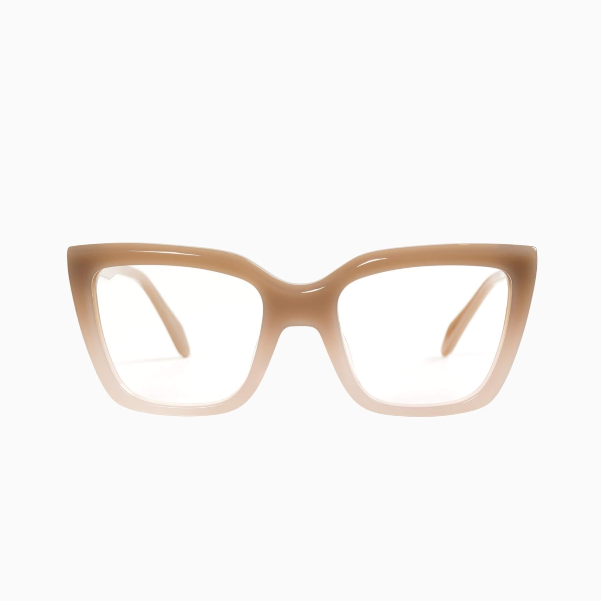 Valley Eyewear - Legion S0584-CLR Toffee Fade to Ivory/Clear Blue Blocker Lens