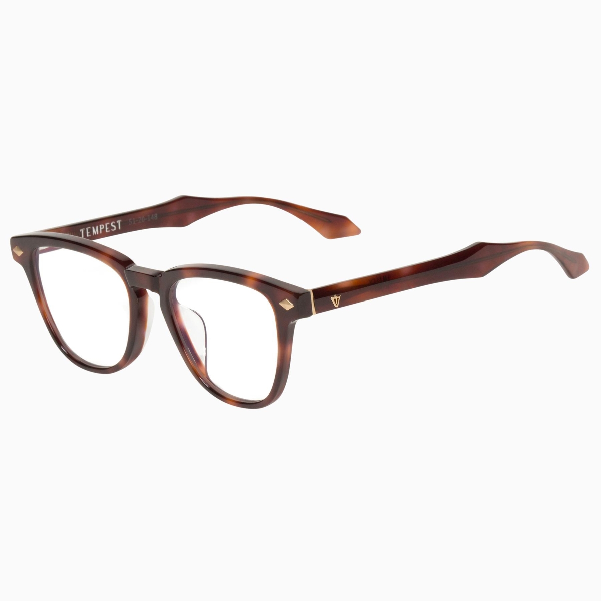 Valley Eyewear - Tempest S0533 Timeless Tort w.Matte Gold metal Trim