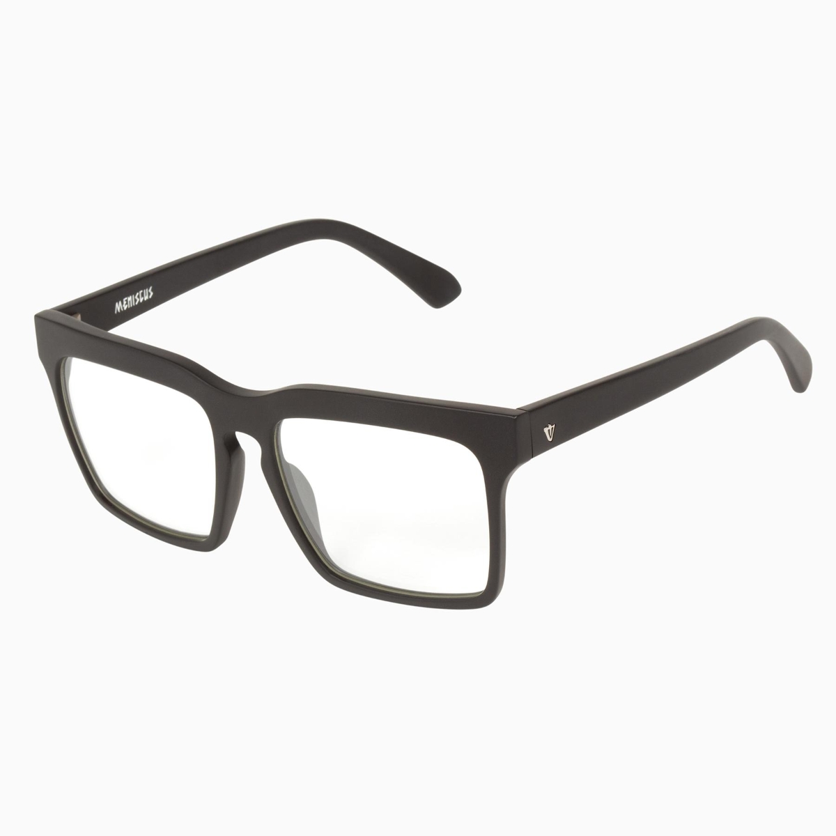 Valley Eyewear - Meniscus S0328-CLR Matte Black/Clear Lens