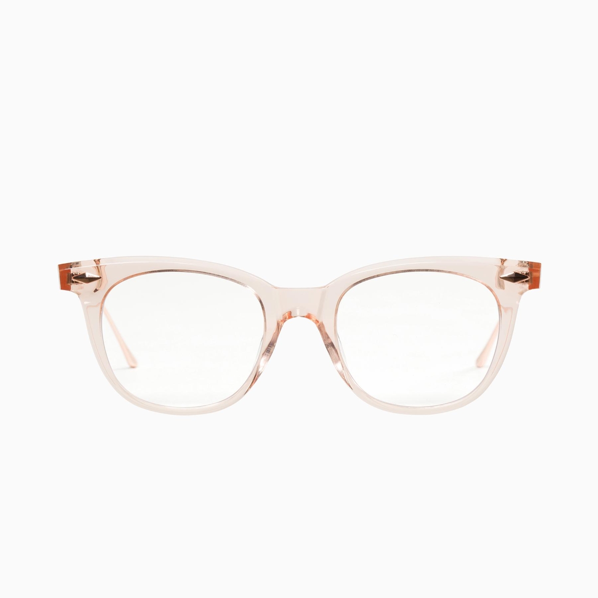 Valley Eyewear - Mercy S0542-CLR Crystal Pink w.Rose Gold Metal Trim