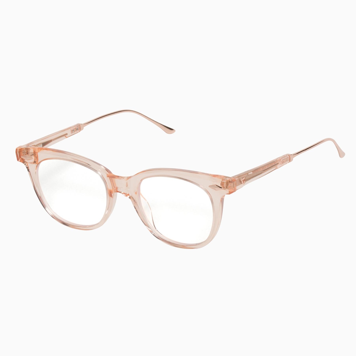 Valley Eyewear - Mercy S0542-CLR Crystal Pink w.Rose Gold Metal Trim