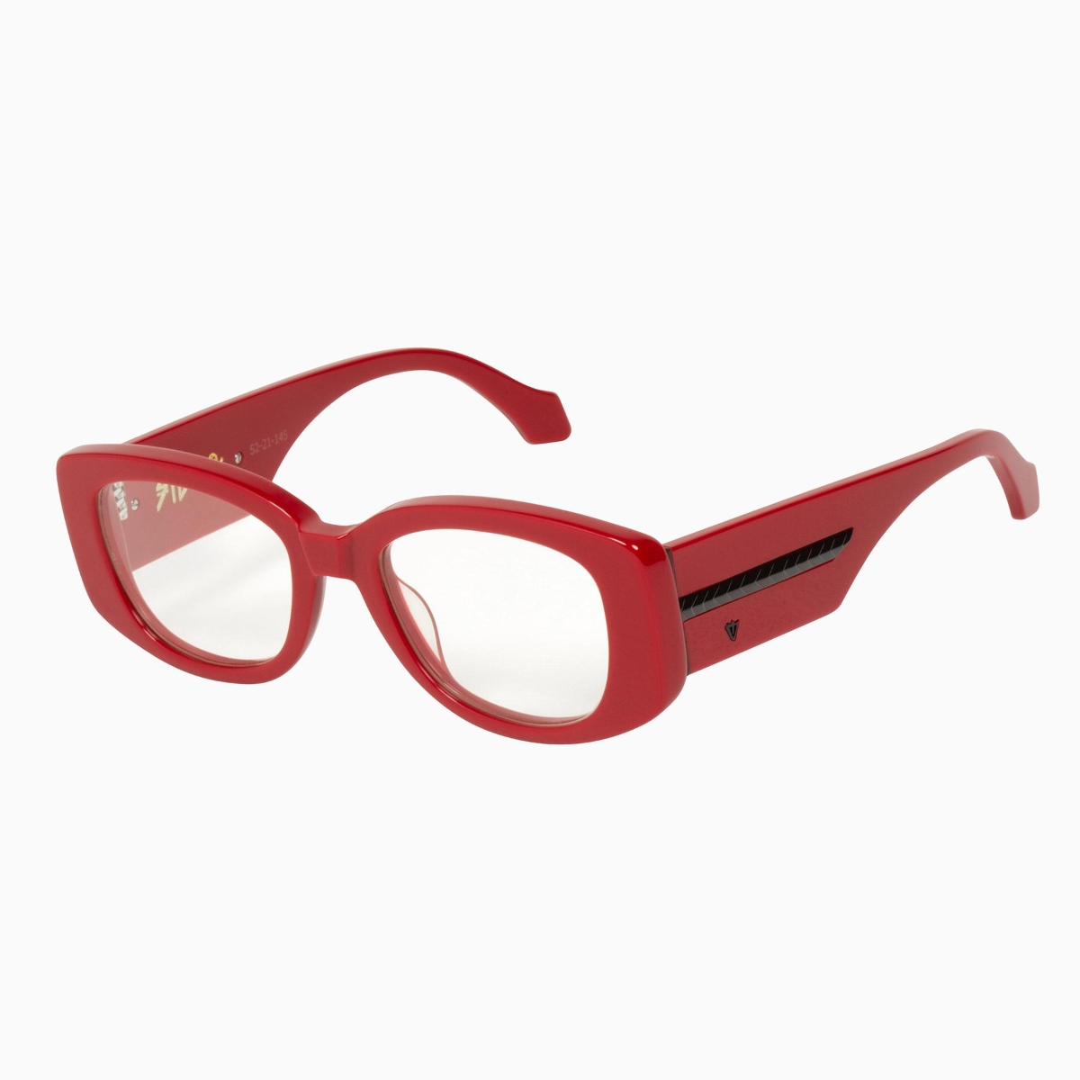 Valley Eyewear - Sid S0497 Red w.Gloss Black Metal Trim