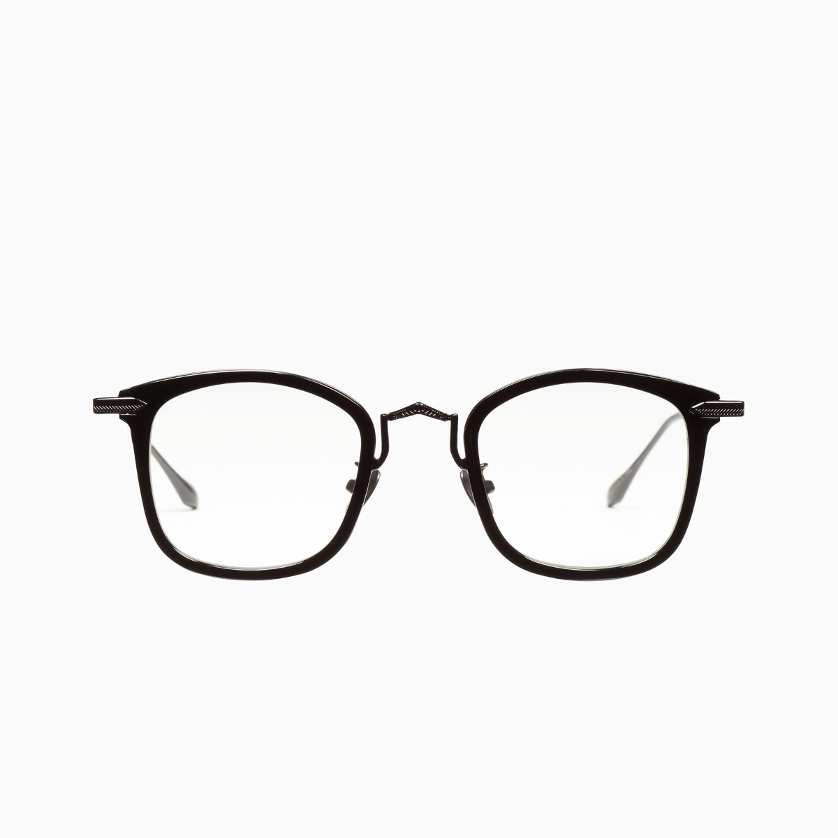 Valley Eyewear - Alchemy S0440-CLR Gloss Black w.Gloss Black Metal Trim/Clear Blue Blocker