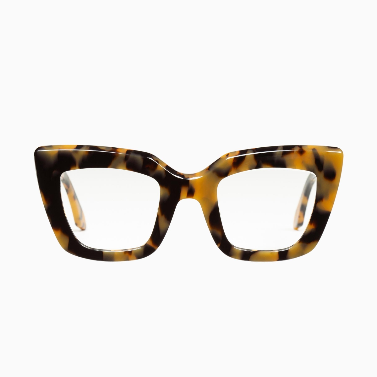 Valley Eyewear - Brigada S0472-CLR Yellow Tort/Clear Blue Blocker Lens