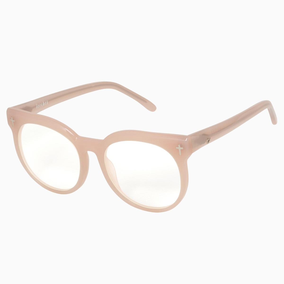 Valley Eyewear - Leeches S0204-CLR Baby Pink/Clear Lens