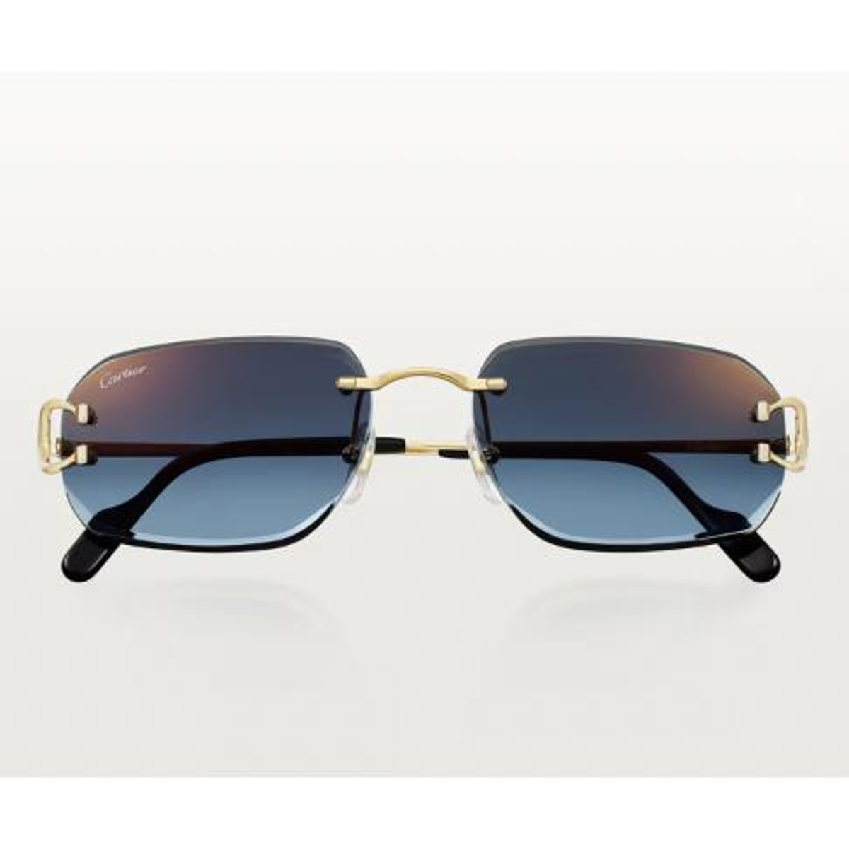 Cartier - CT0468S 002 Gold-Gold-Blue