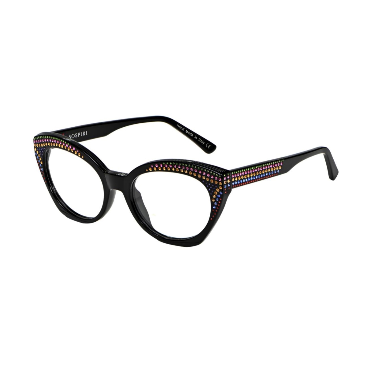 Sospiri - Gavia NRC Black with Multi Color Crystals