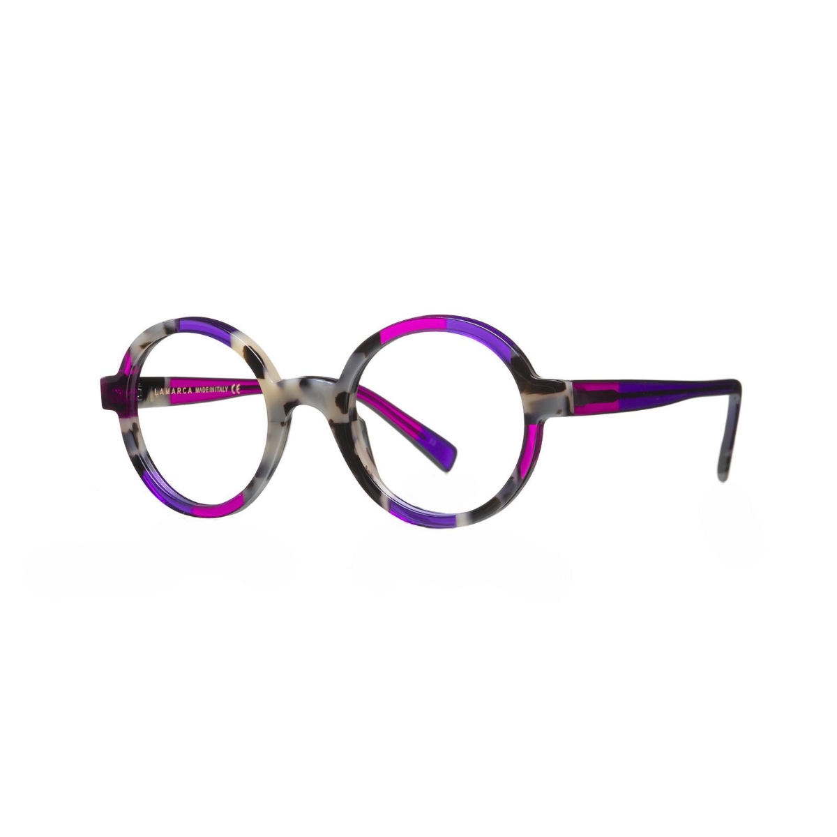 Ottica Veneta | LaMarca - Mosaico 28 10 Purple, Fuchsia & Grey Tortoise