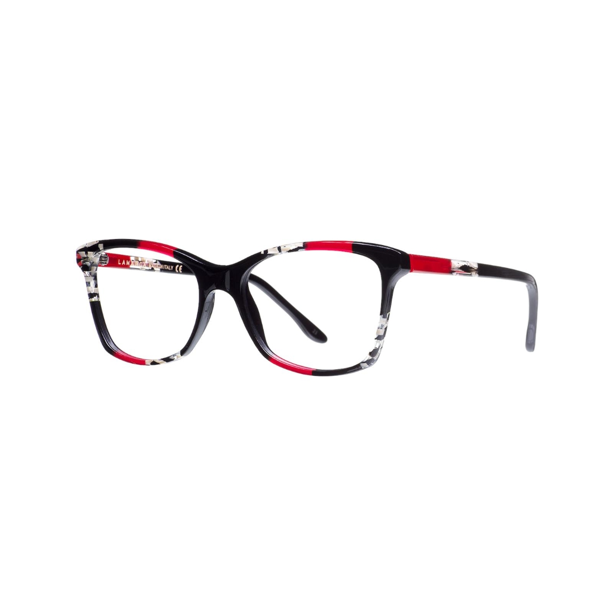 Ottica Veneta | LaMarca - Mosaico 135 01 Black/Clear/Red