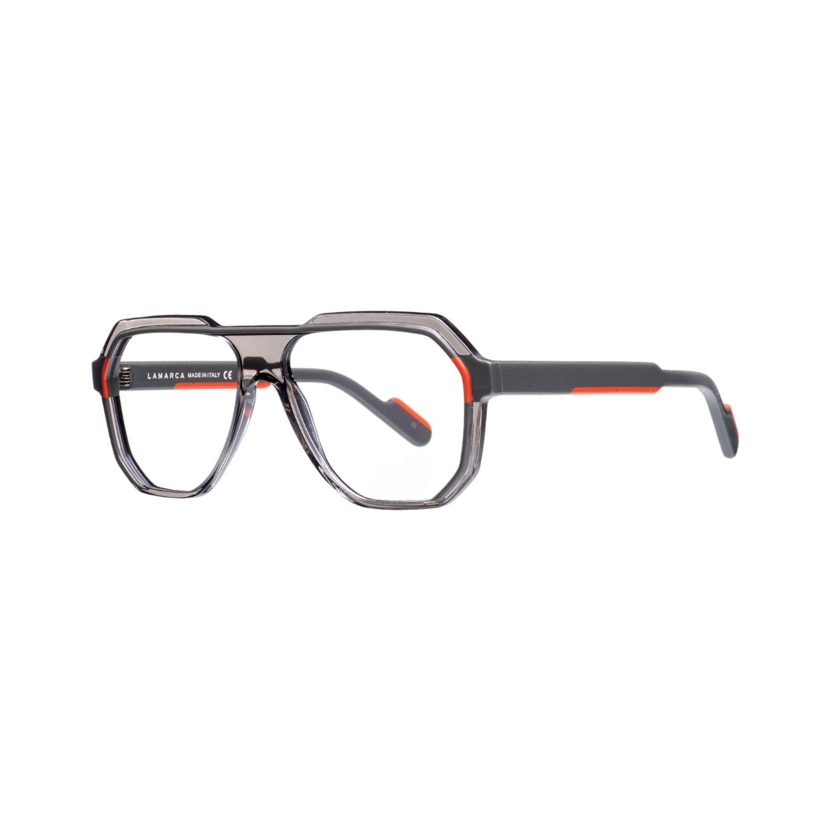 Ottica Veneta | LaMarca - Policromie 140 01 Translucent Grey & Red