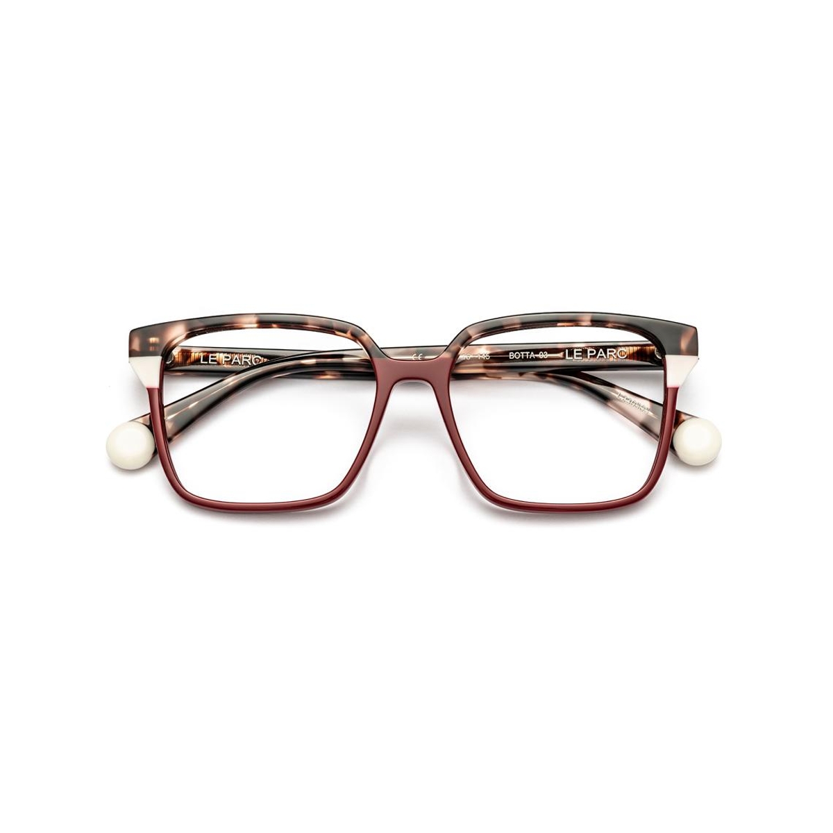 LE PARC - Botta 03 Burgundy/Tortoise