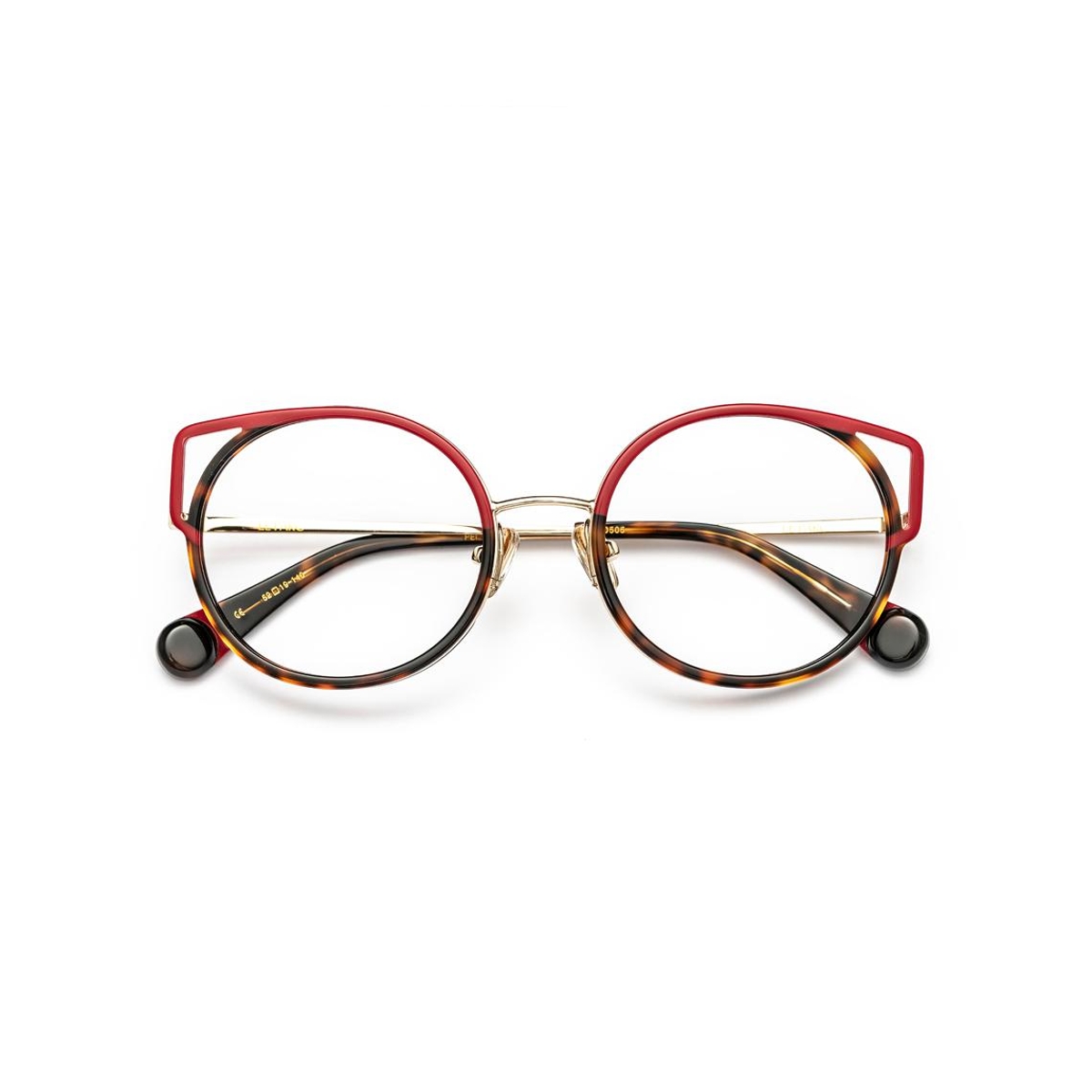 LE PARC - Pei 04 Red/Tortoise/Gold