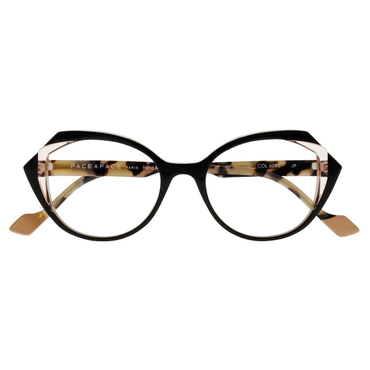 Face a Face - Kaledo 1 6091 Black/Pink/Beige Tortoise