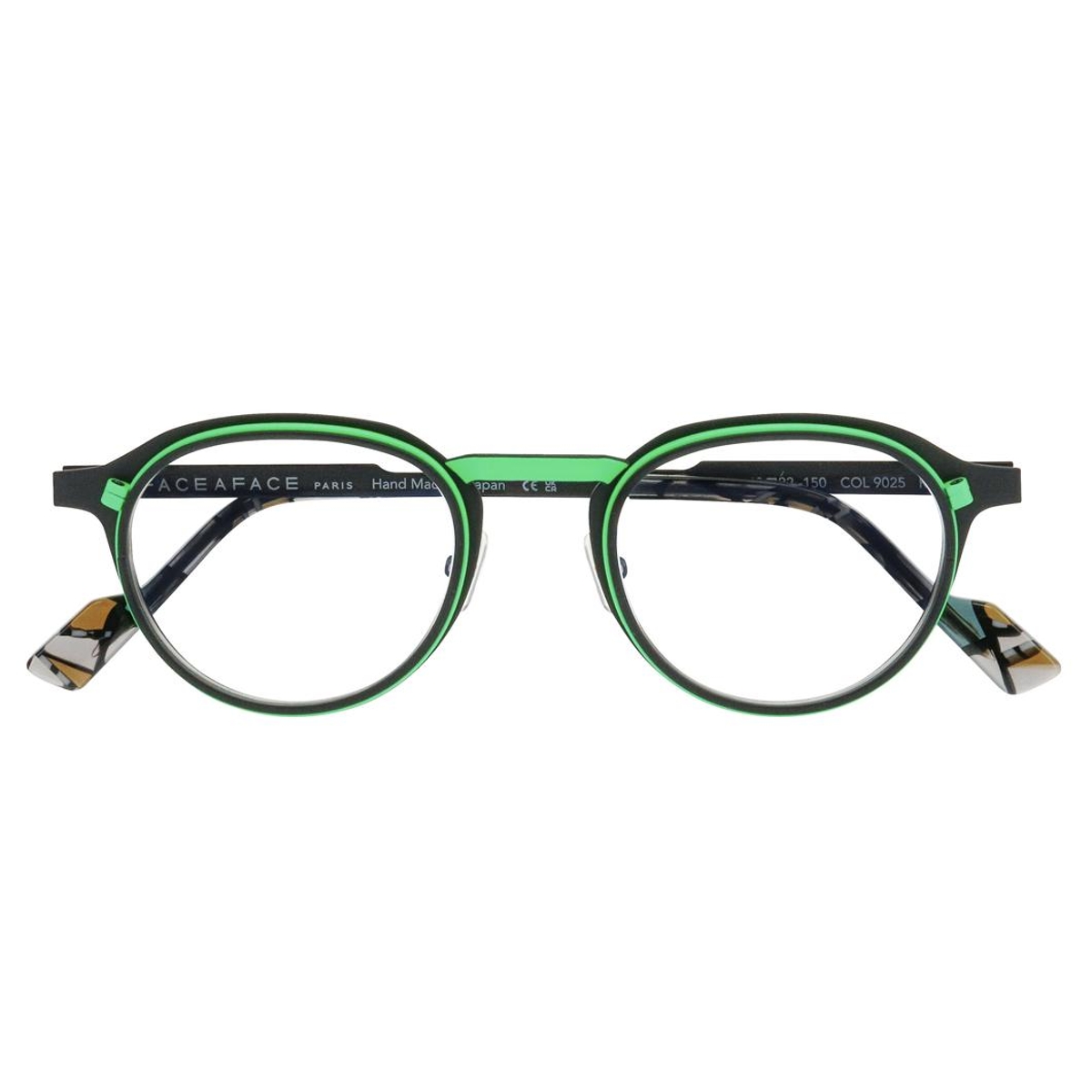 Face a Face - Matics 1 9025 Matte Black/Green