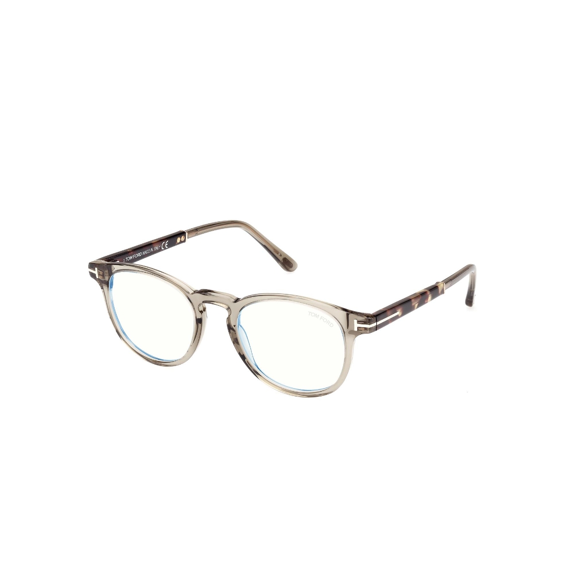 Tom Ford - TF5891-B 095 Olive Green Crystal/Tortoise Temples