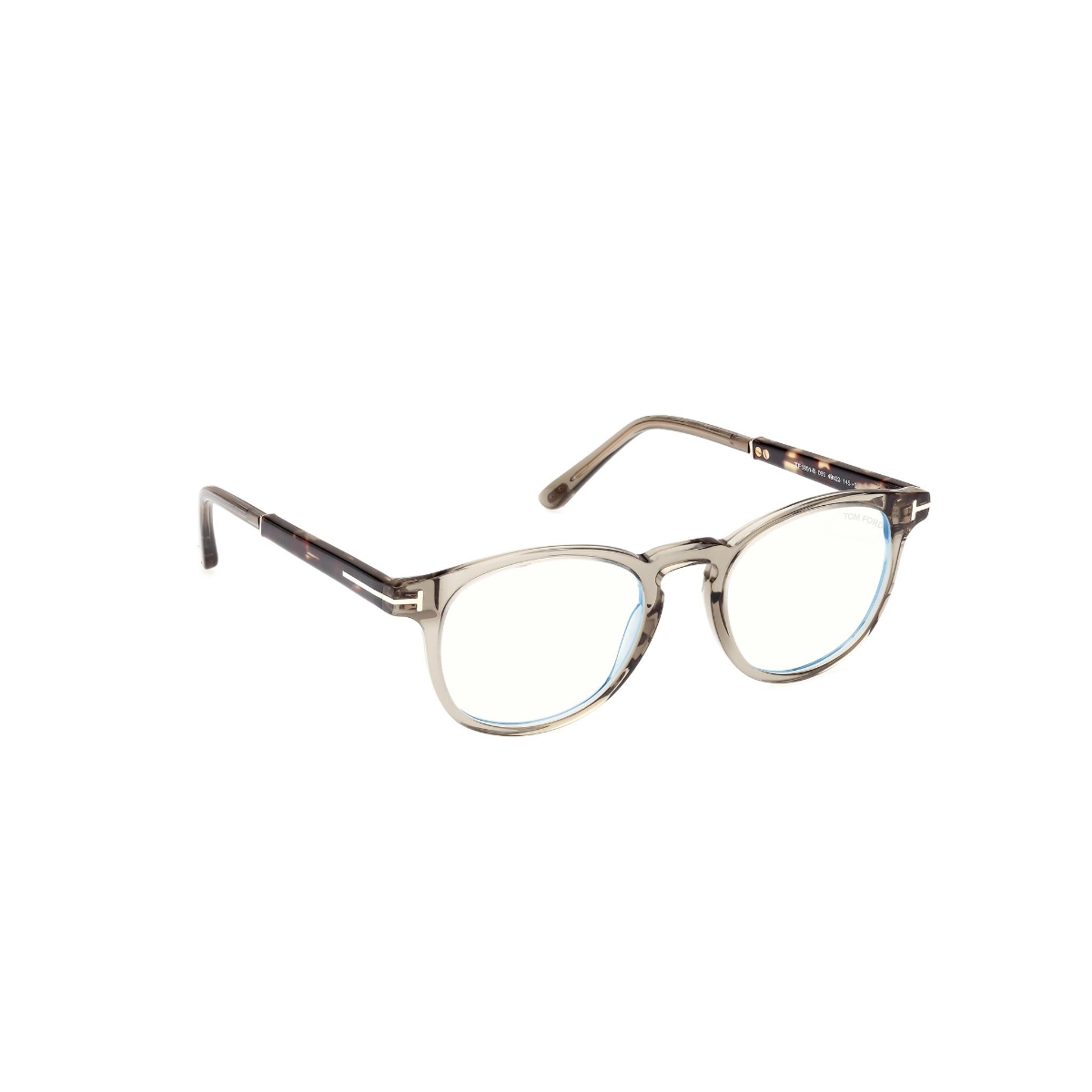 Tom Ford - TF5891-B 095 Olive Green Crystal/Tortoise Temples