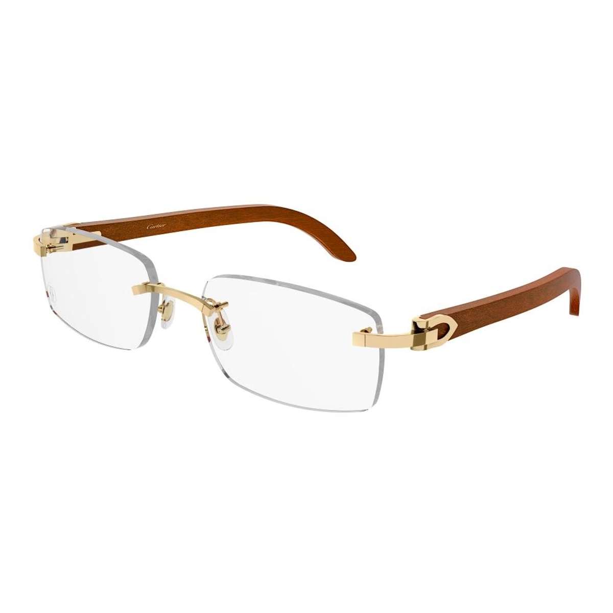 Cartier - CT0052O 008 Grey-Gold-Grey