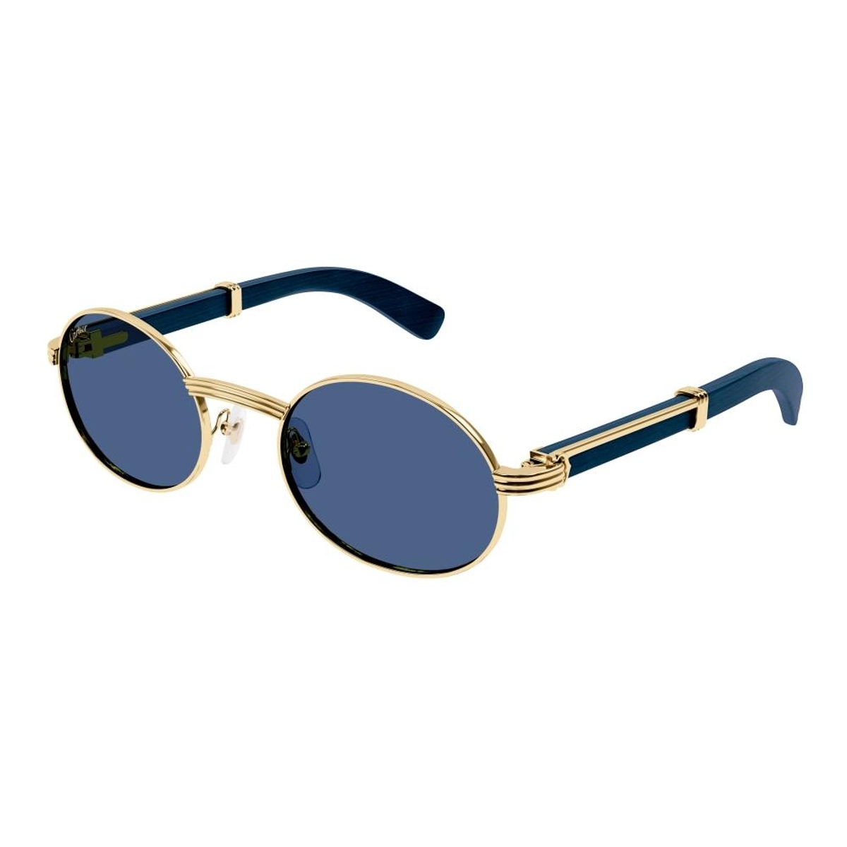 Cartier - CT0464S 004 Gold-Blue-Blue