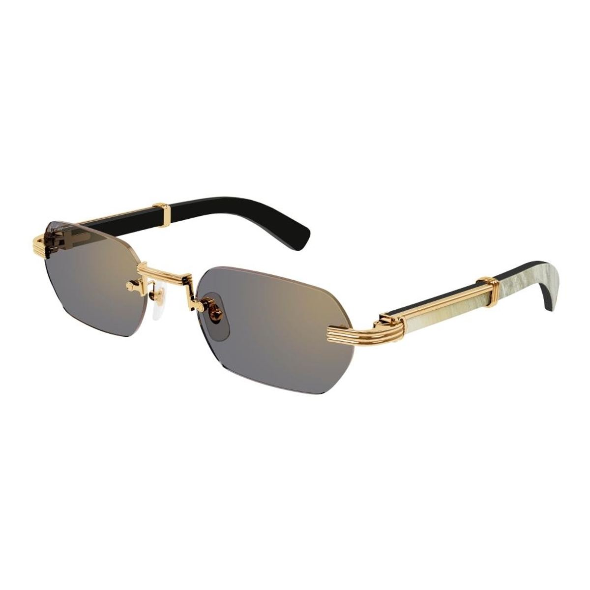 Cartier - CT0362S 003 Gold-White-Bronze