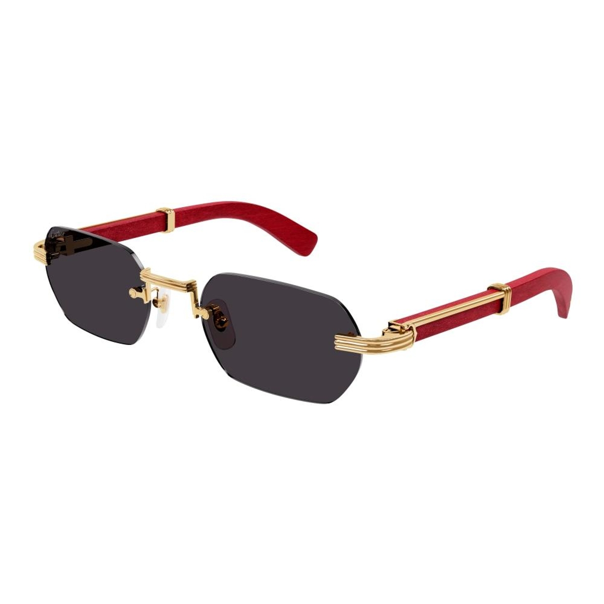 Cartier - CT0362S 004 Gold-Red-Grey