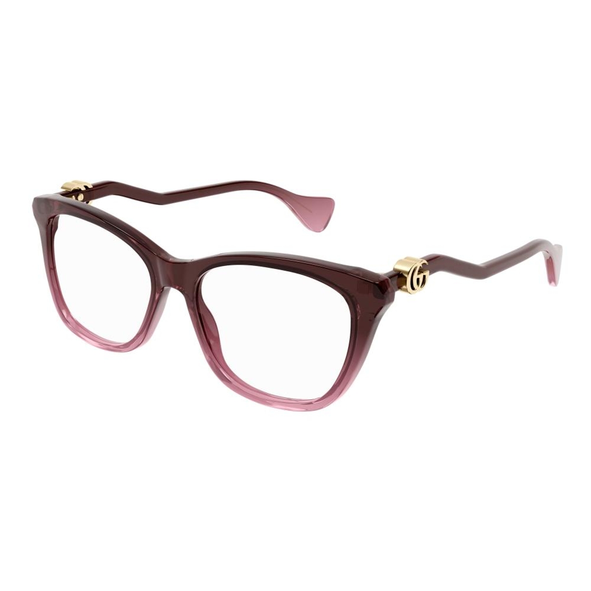 Gucci - GG1012O 003 Burgundy-Burgundy-Transparent