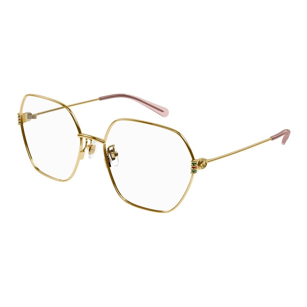 Gucci - GG1285O 001 Gold-Gold-Transparent