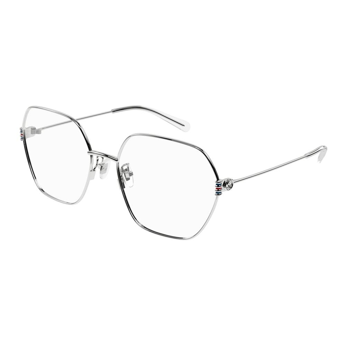 Gucci - GG1285O 002 Silver-Silver-Trasparent