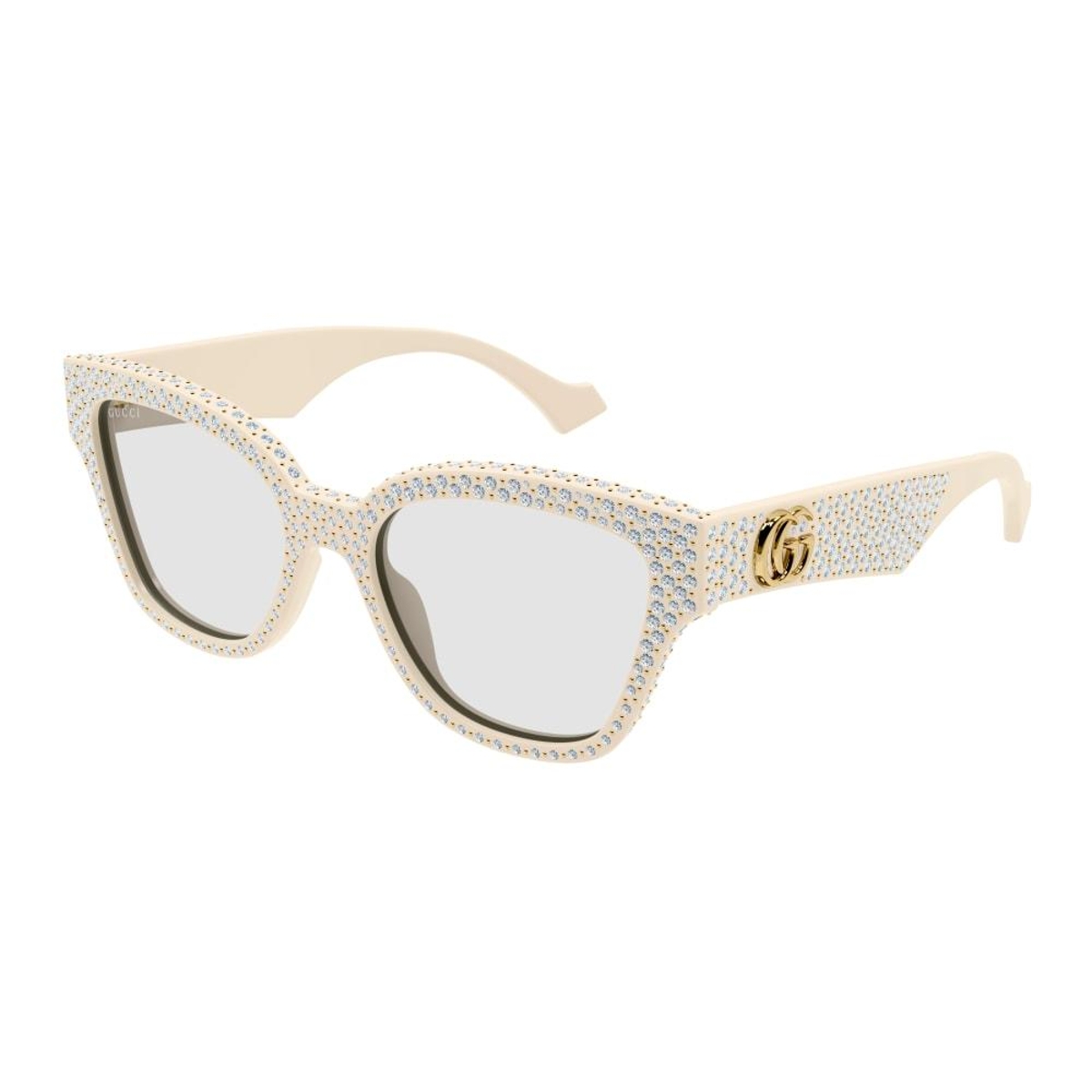 Gucci - GG1424S 001 Ivory-Ivory-Transparent