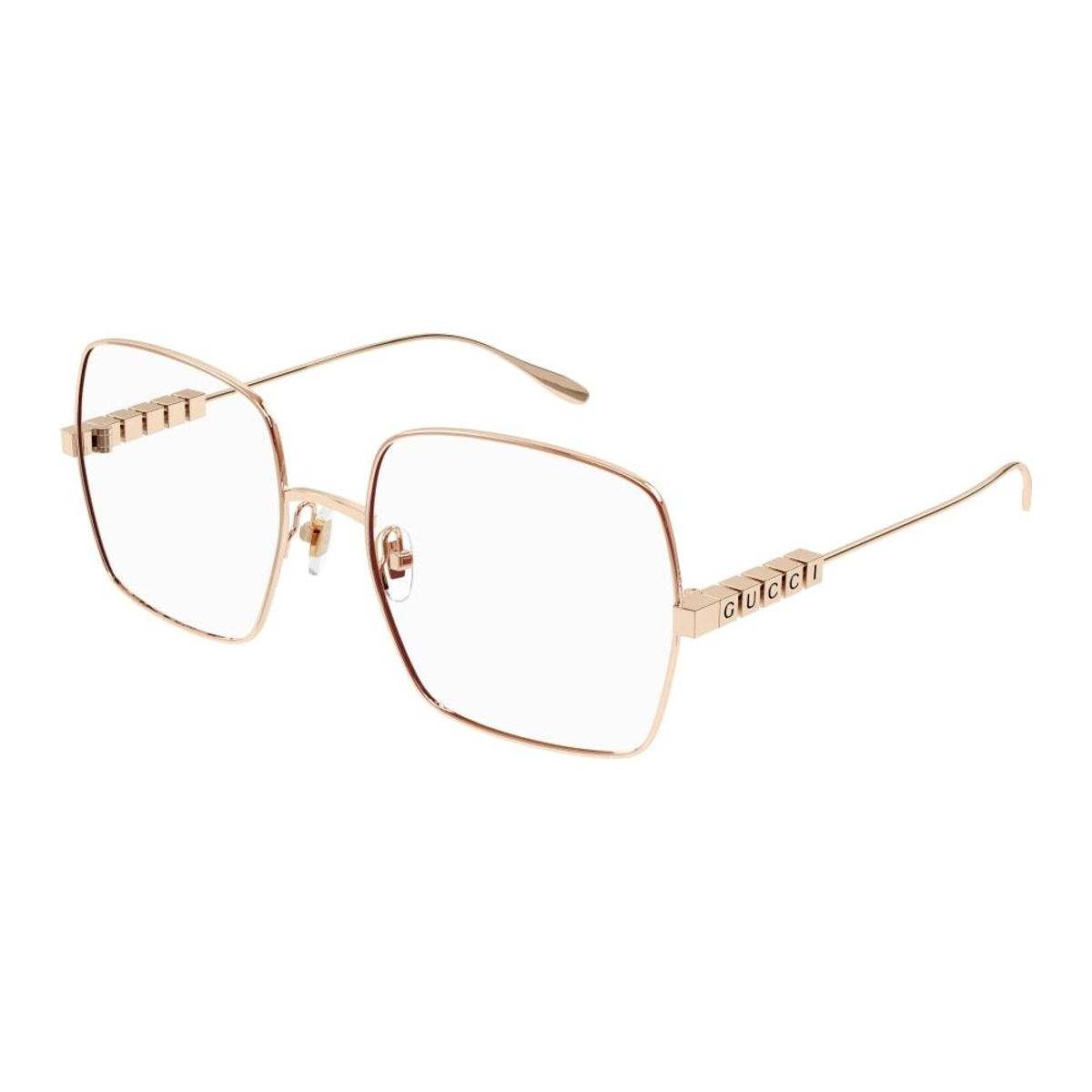 Gucci - GG1434O 002 Gold-Gold-Transparent