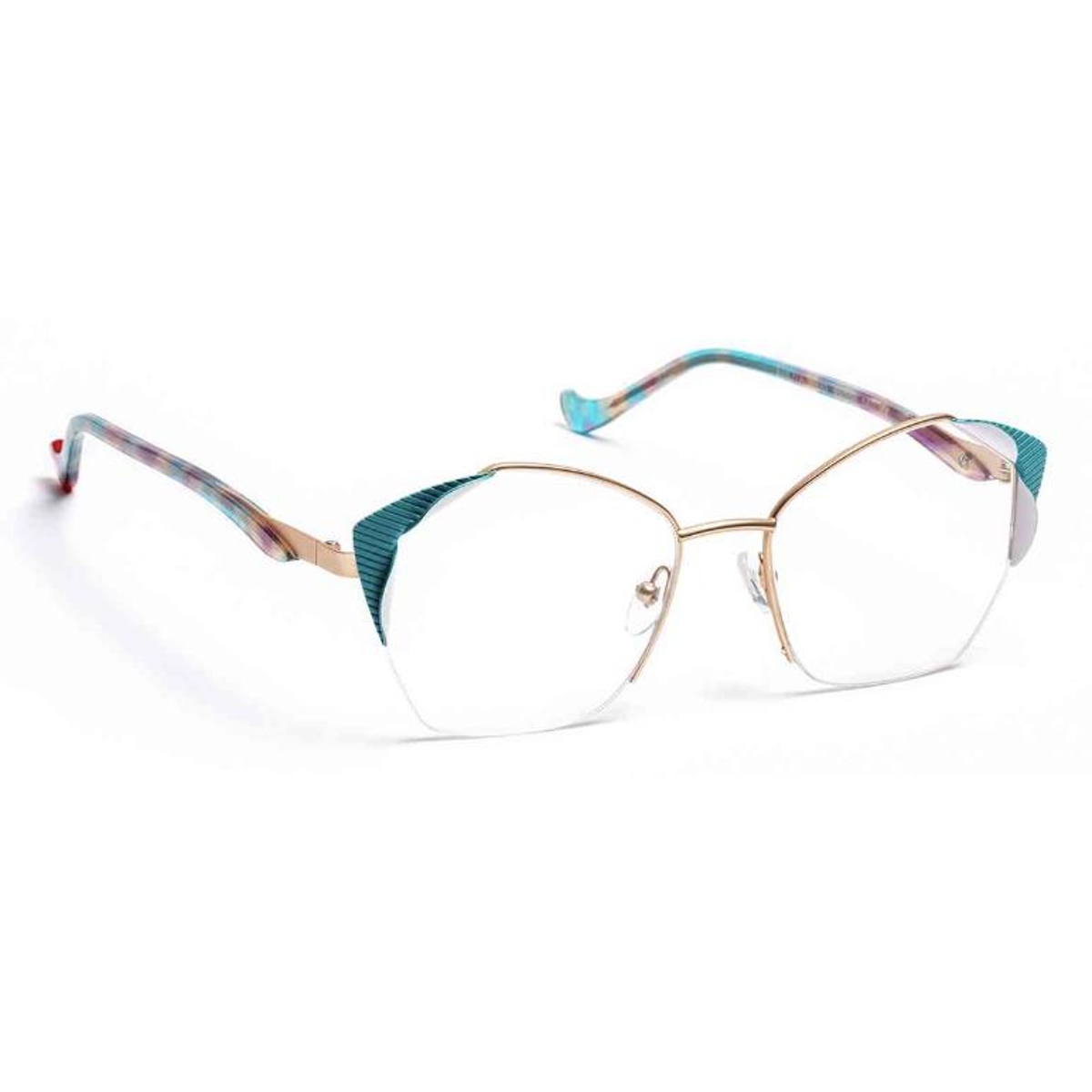 J. F. Rey - Lolita 5520 Shiny Pink Gold/Turquoise