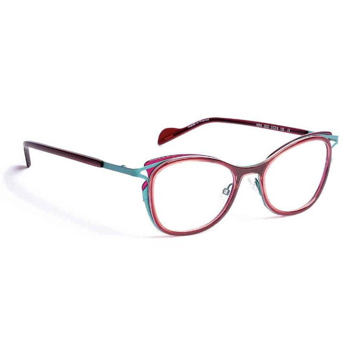 J. F. Rey - Hina 3022 Red Marble/Turquoise