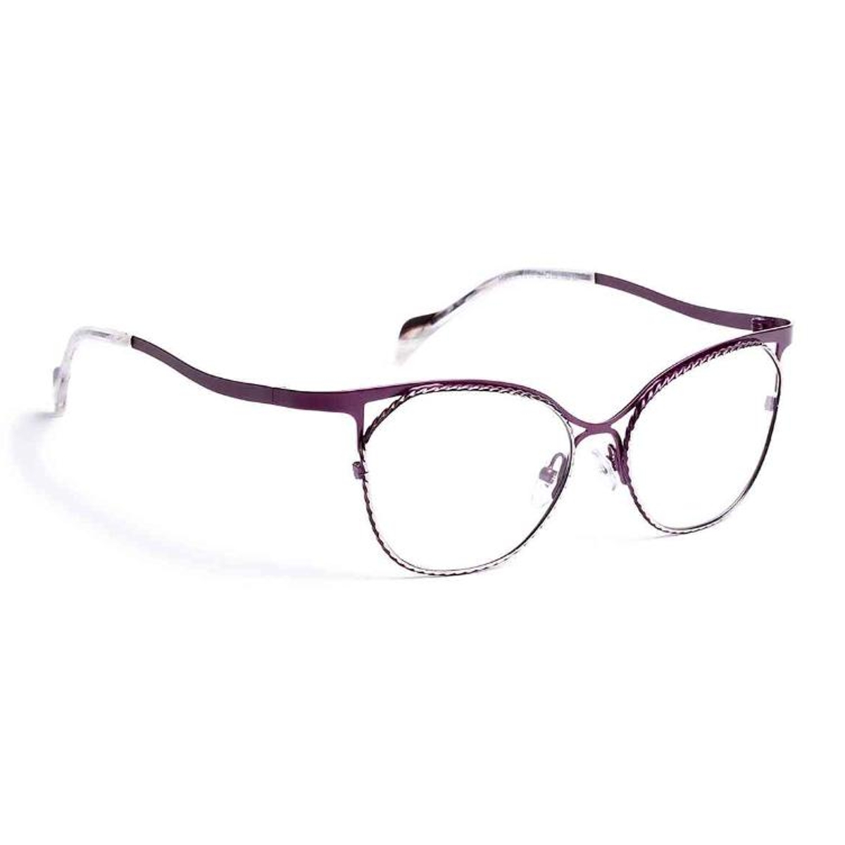 J. F. Rey - Hippy 7010 Plum/Shiny Silver