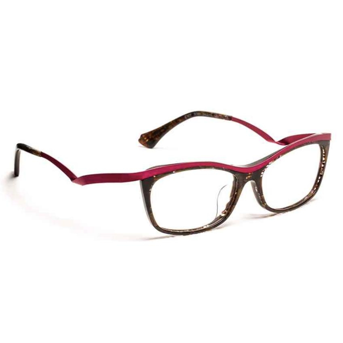 J. F. Rey - Emy 9080 Brown Lace/Strong Pink